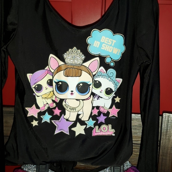 L.O.L. Surprise girls long sleeve leotard & skirt - Picture 7 of 14